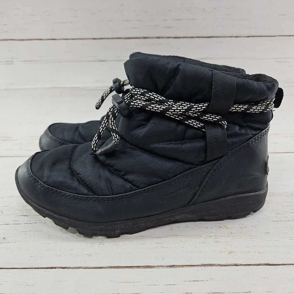 Sorel Whitney Short Womens 7 Black Pull On Boots Waterproof Winter Snow NL3088